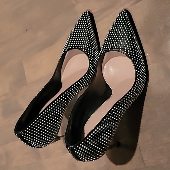 Alexander McQueen Black Heels 👠 Size 39.5 - Picture 3 of 9